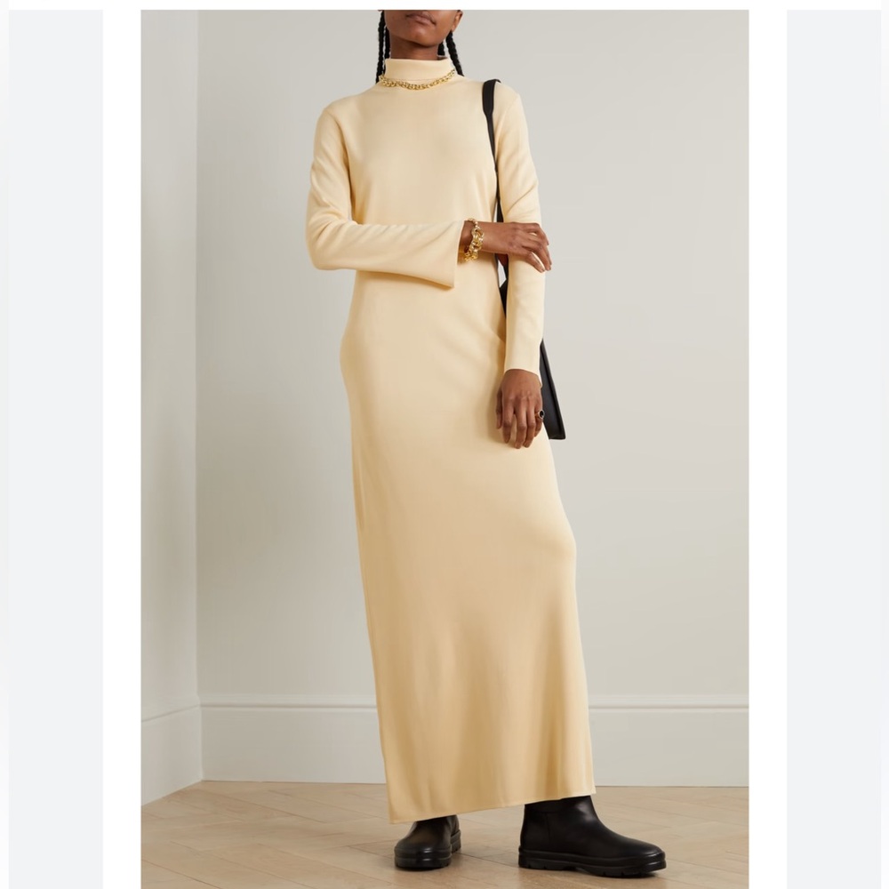 The Row Beige Maxi Dress